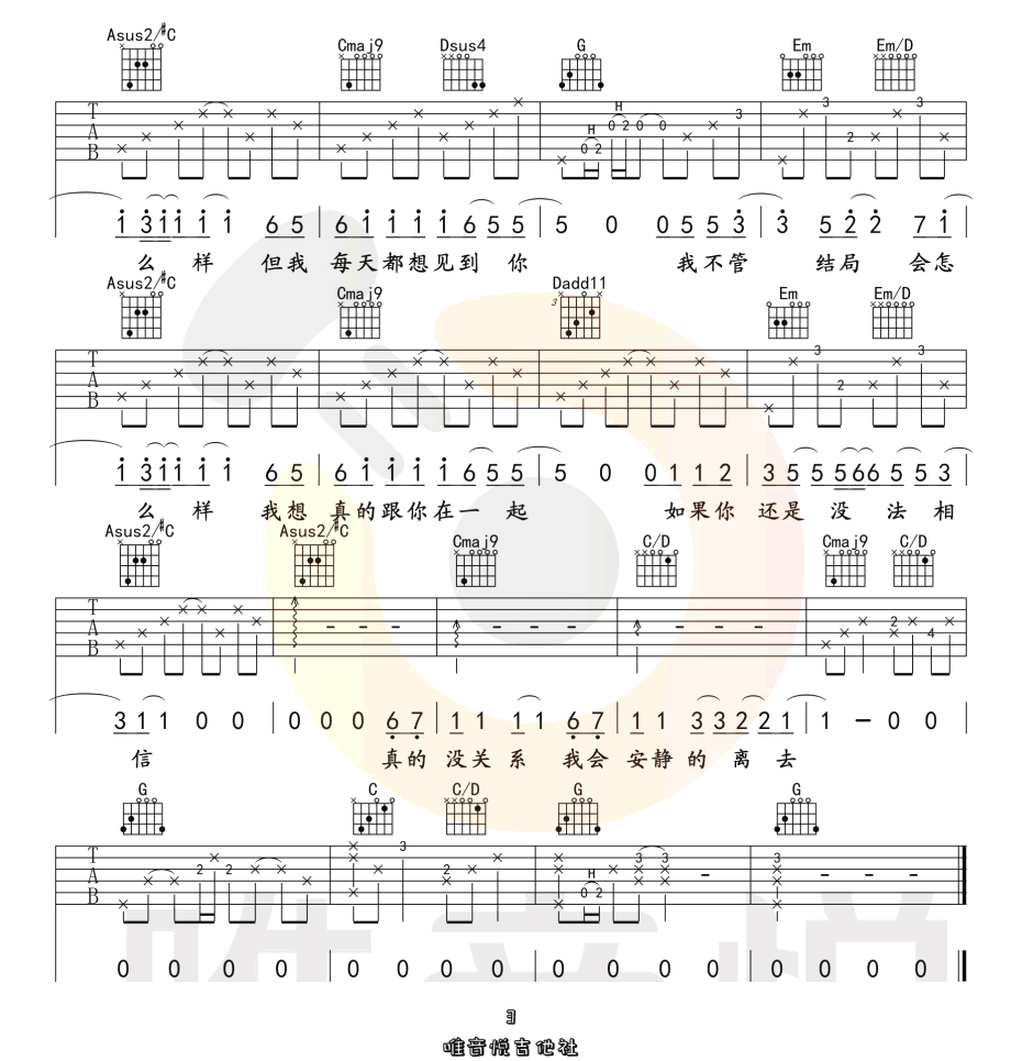 小宇吉他谱3-张震岳