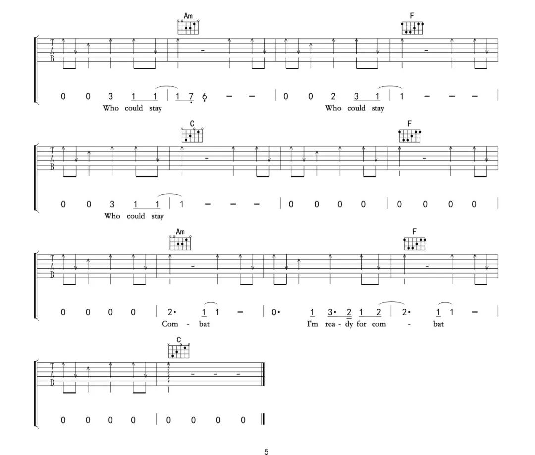 The Archer吉他谱_Taylor Swift_C调单音版