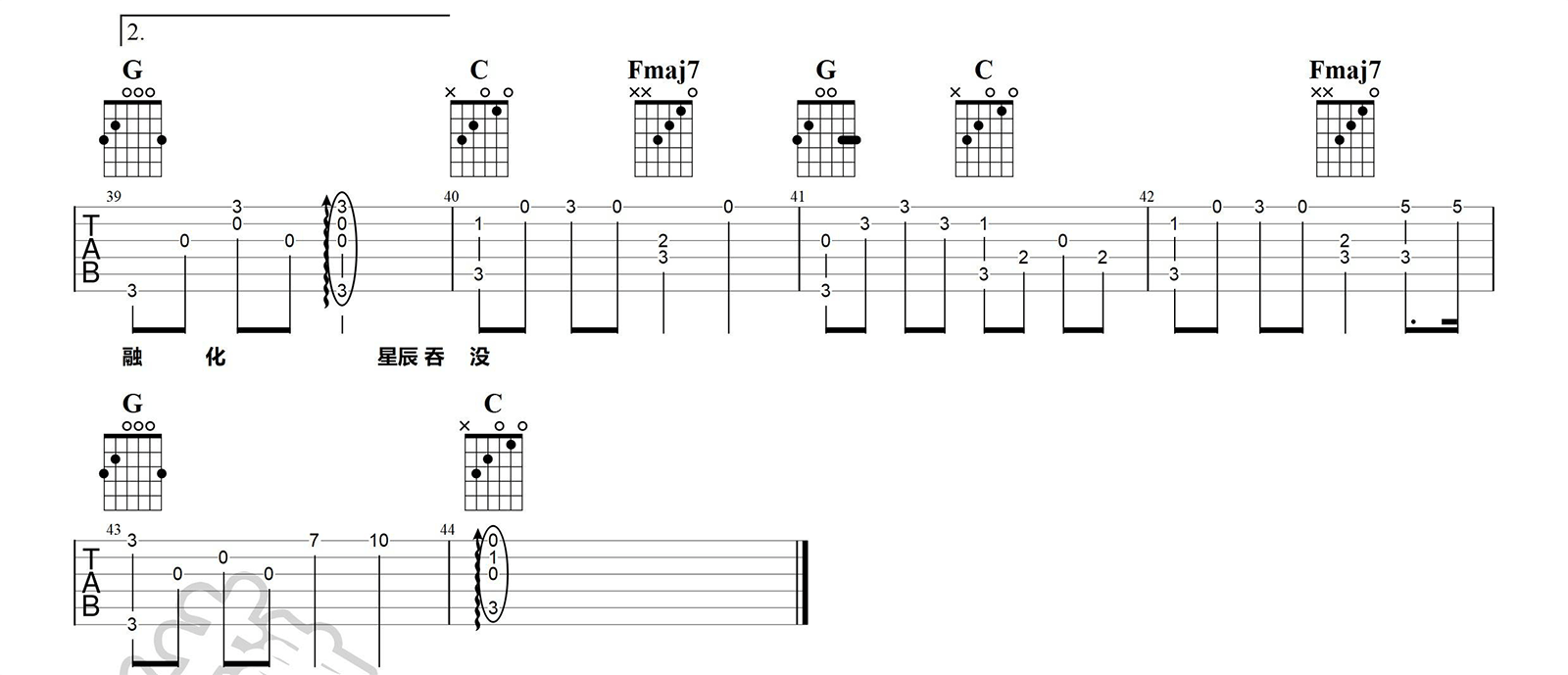 人海吉他谱3-燕池