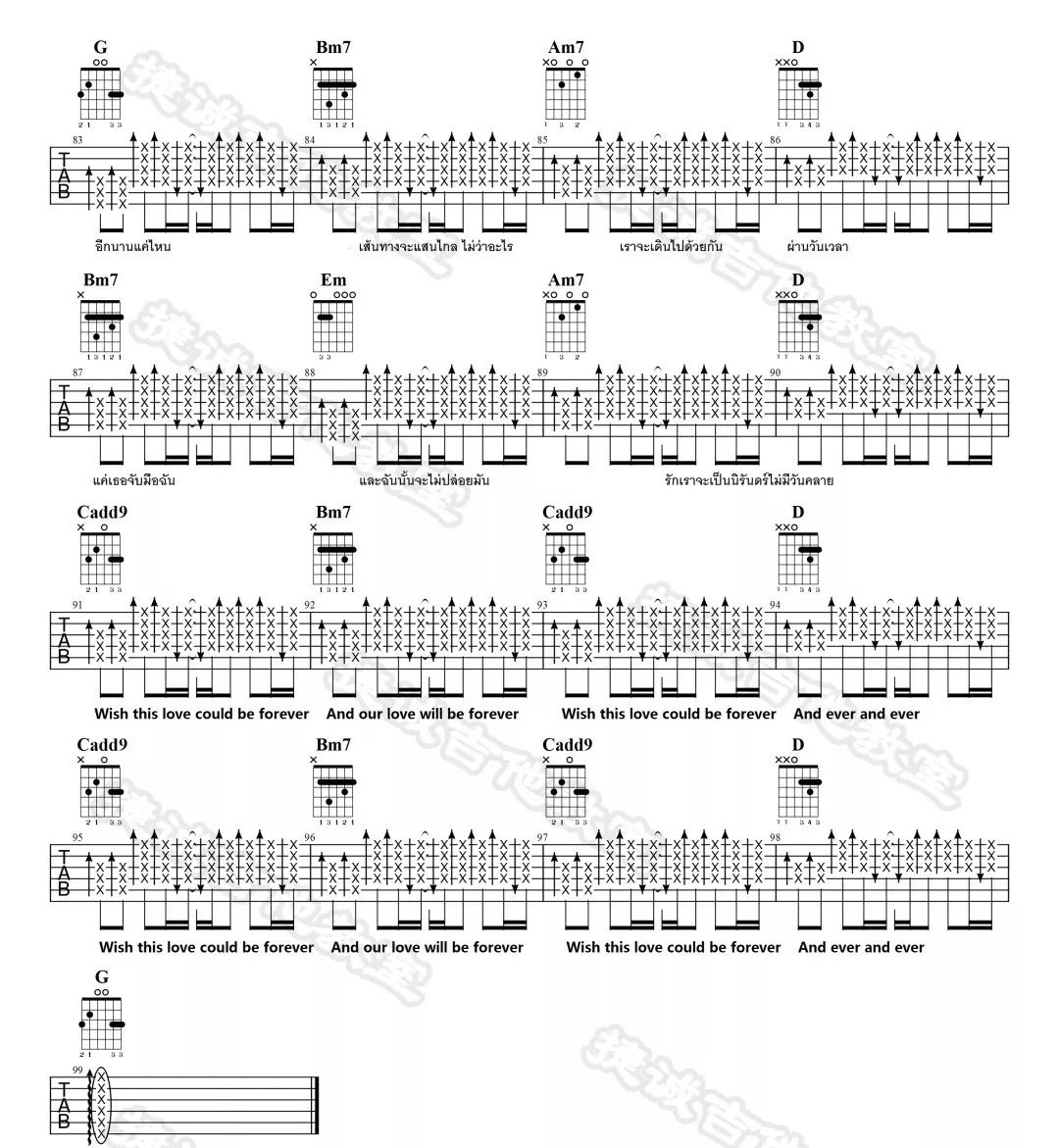 Wish-This-Love2吉他谱5-Dew-Arunpong