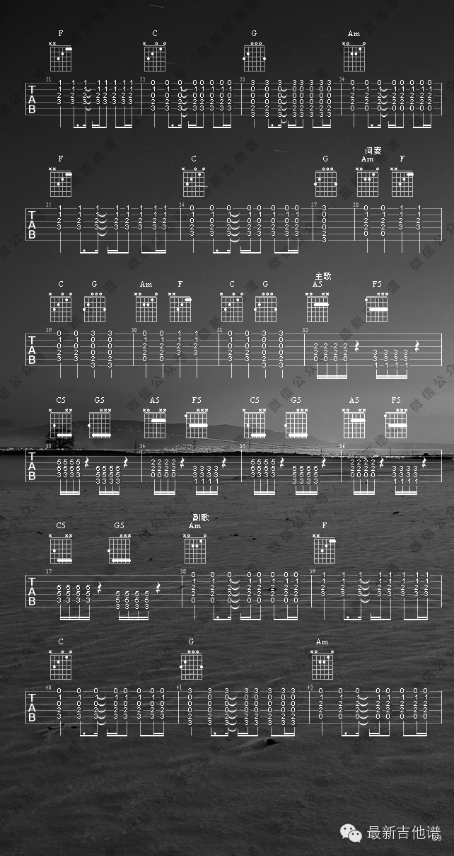 我绝对不能失去你吉他谱2-GALA