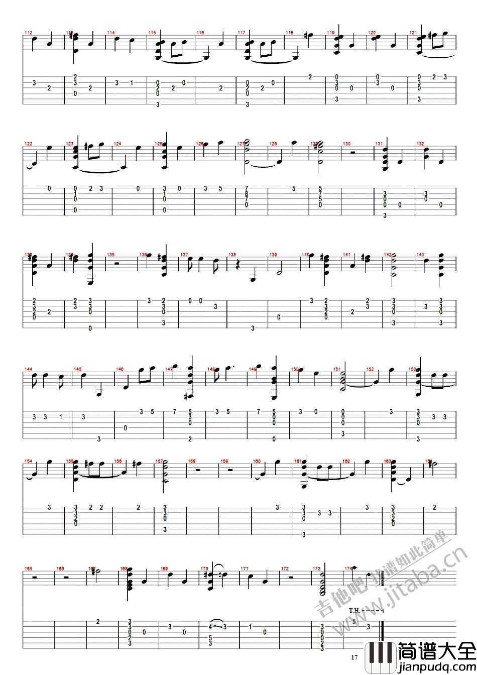 Always吉他谱指弹版_尹美莱_韩剧_太阳的后裔_主题曲