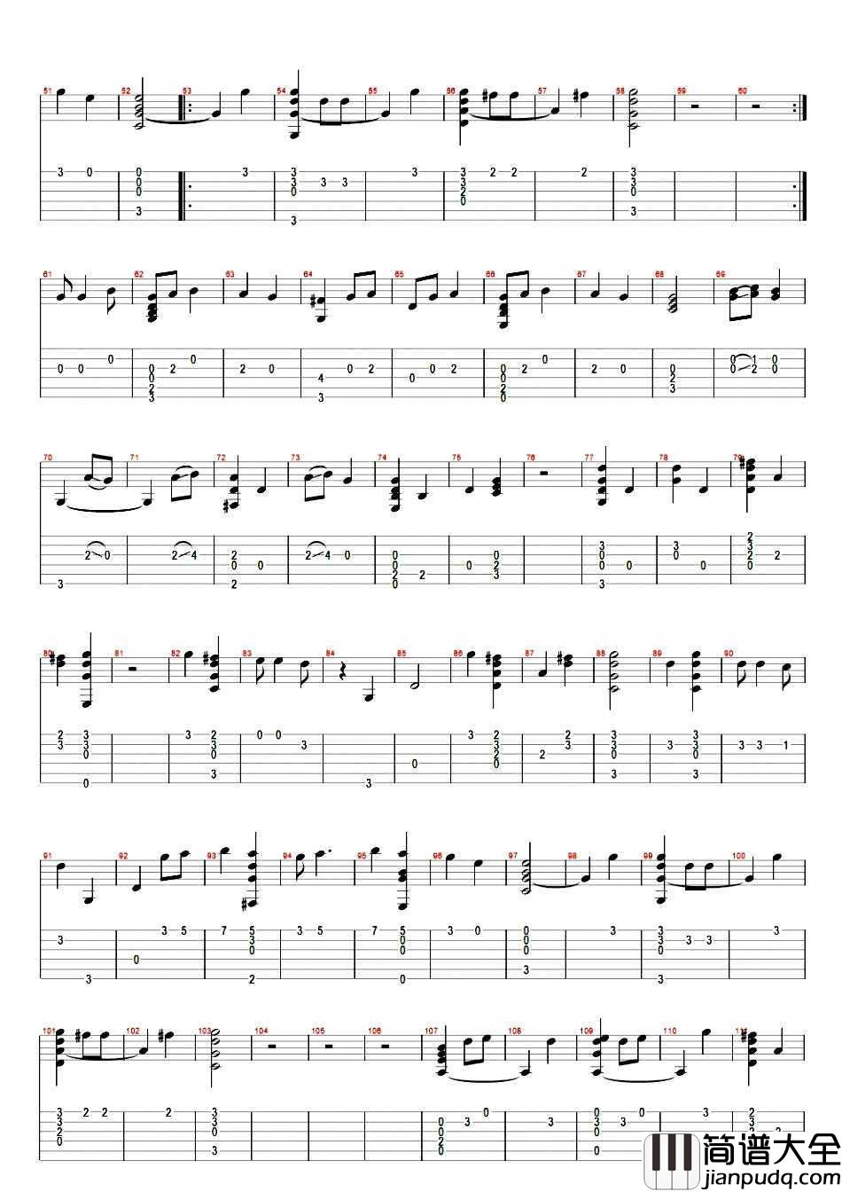 Always吉他谱指弹版_尹美莱_韩剧_太阳的后裔_主题曲