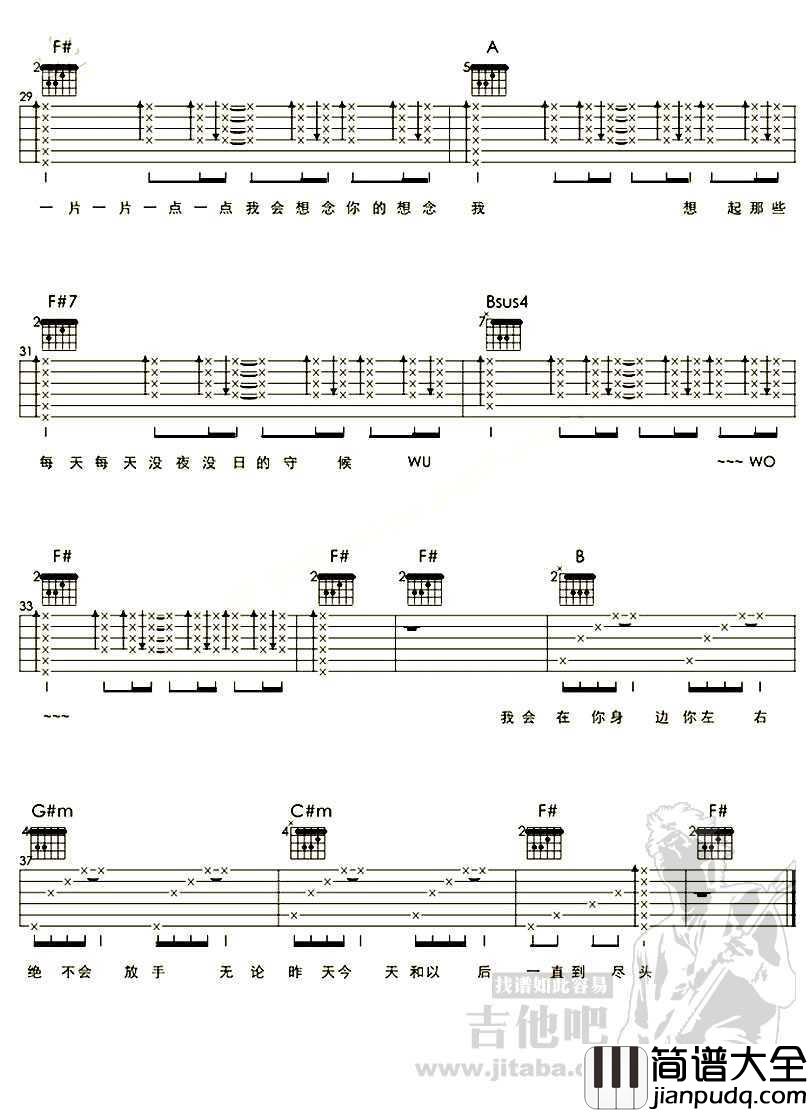 夏洛特烦恼吉他谱_金志文_A调