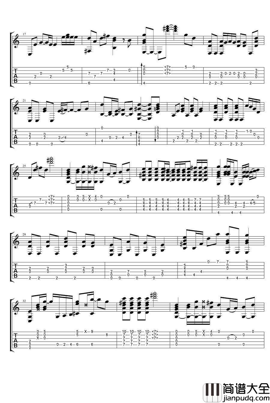 勇敢很好吉他谱_杨丞琳_吉他弹唱