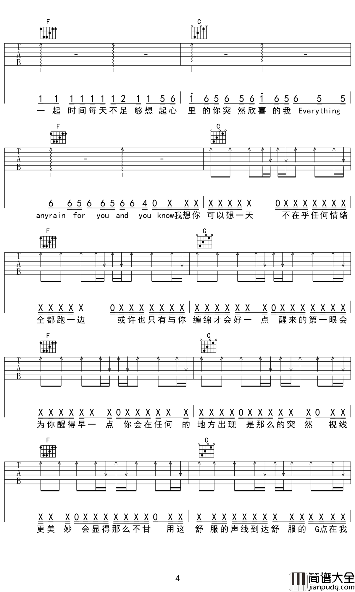 买条街吉他谱_唐老师-Wya乌鸦_亲爱的，只要你乖给你买条gai，爱不爱你不用你去猜