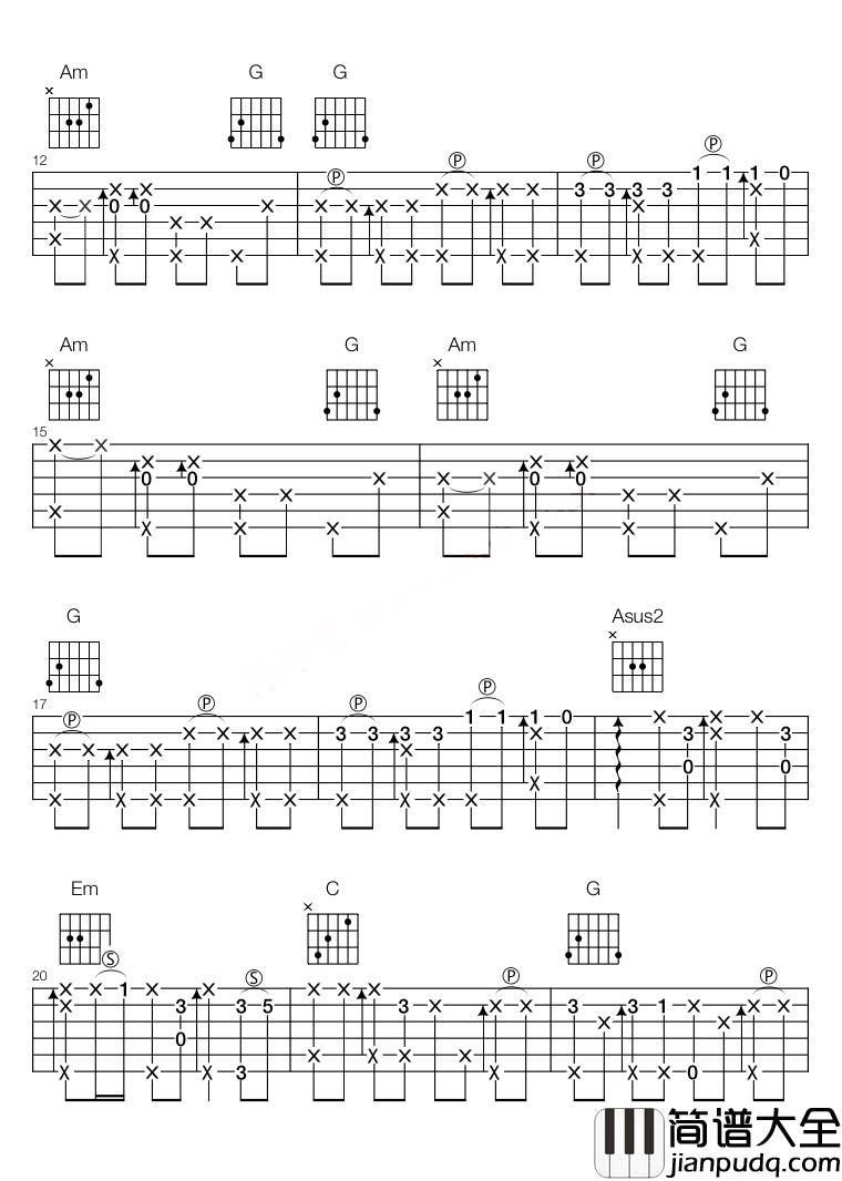Trouble_is_a_friend吉他谱_Lenka_跟着烦恼一起嗨吧