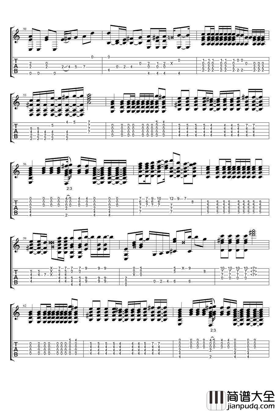 勇敢很好吉他谱_杨丞琳_吉他弹唱