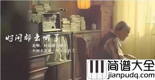 时间都去哪儿了吉他谱_王铮亮_让我们一起珍惜时间，认真对待生活吧