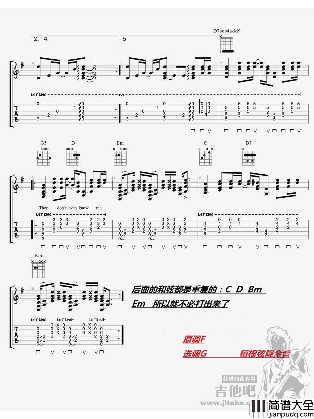 Lier_and_Accuser吉他谱_林俊杰_高清版