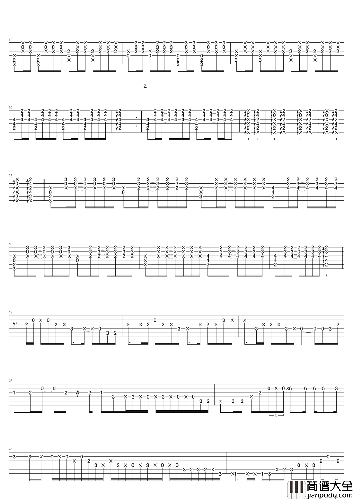 放生吉他谱_范逸臣_我放过你，却不愿意放过自己