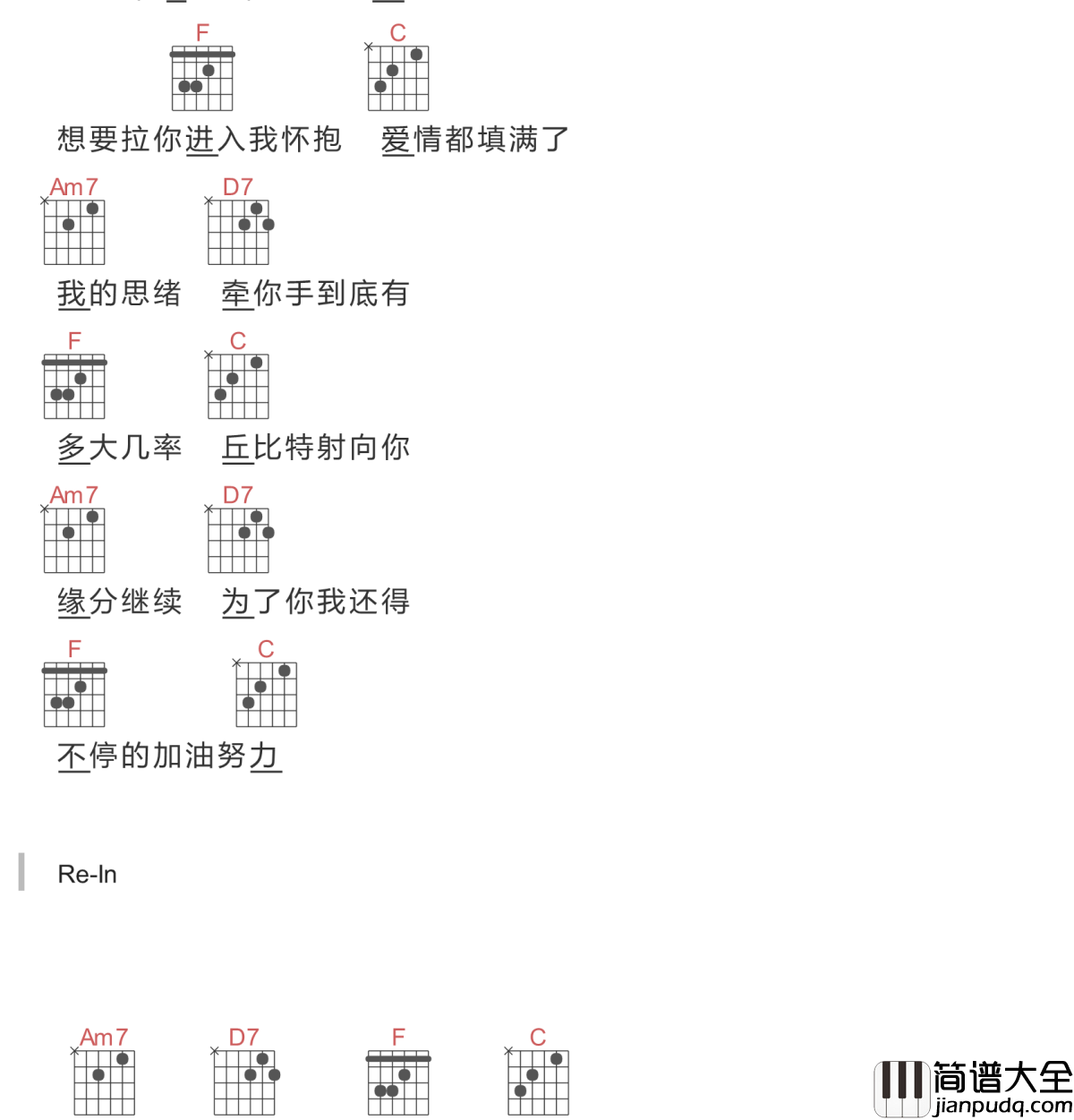 可不可以给我你的微信吉他谱_Milky-MOONBOI_我的眼里只有你,才能有一见钟情