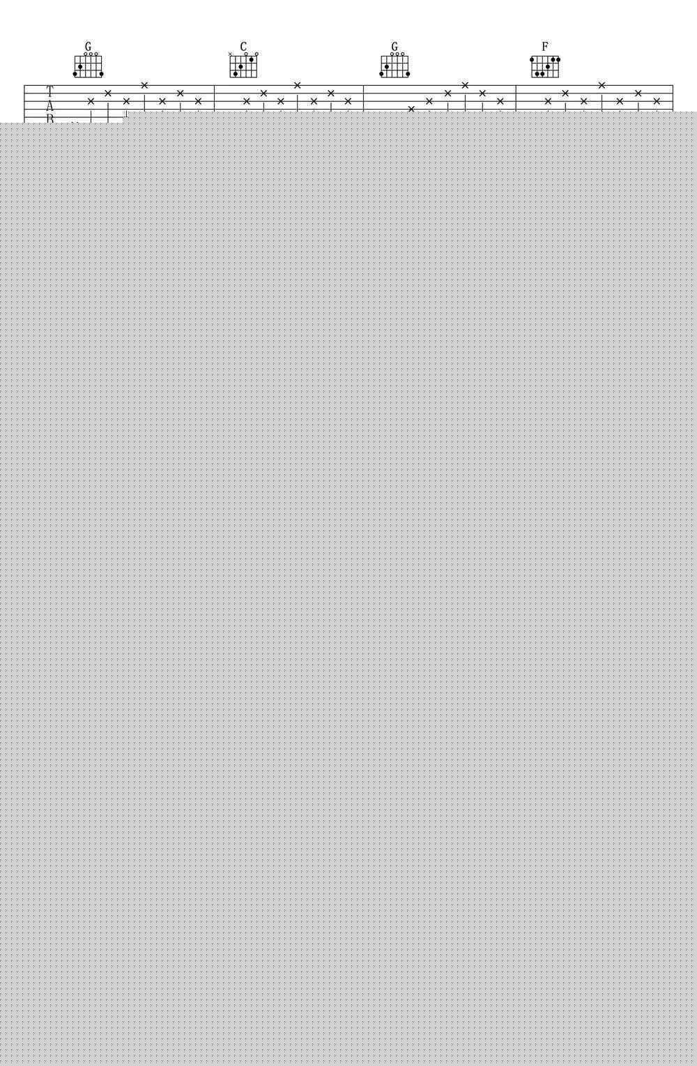 一百万个可能吉他谱_克丽丝叮_民谣弹唱版_高清六线谱