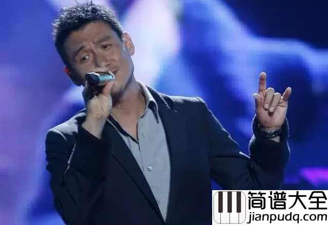 祝福吉他谱_张学友_我愿意陪你度过每个春夏秋冬