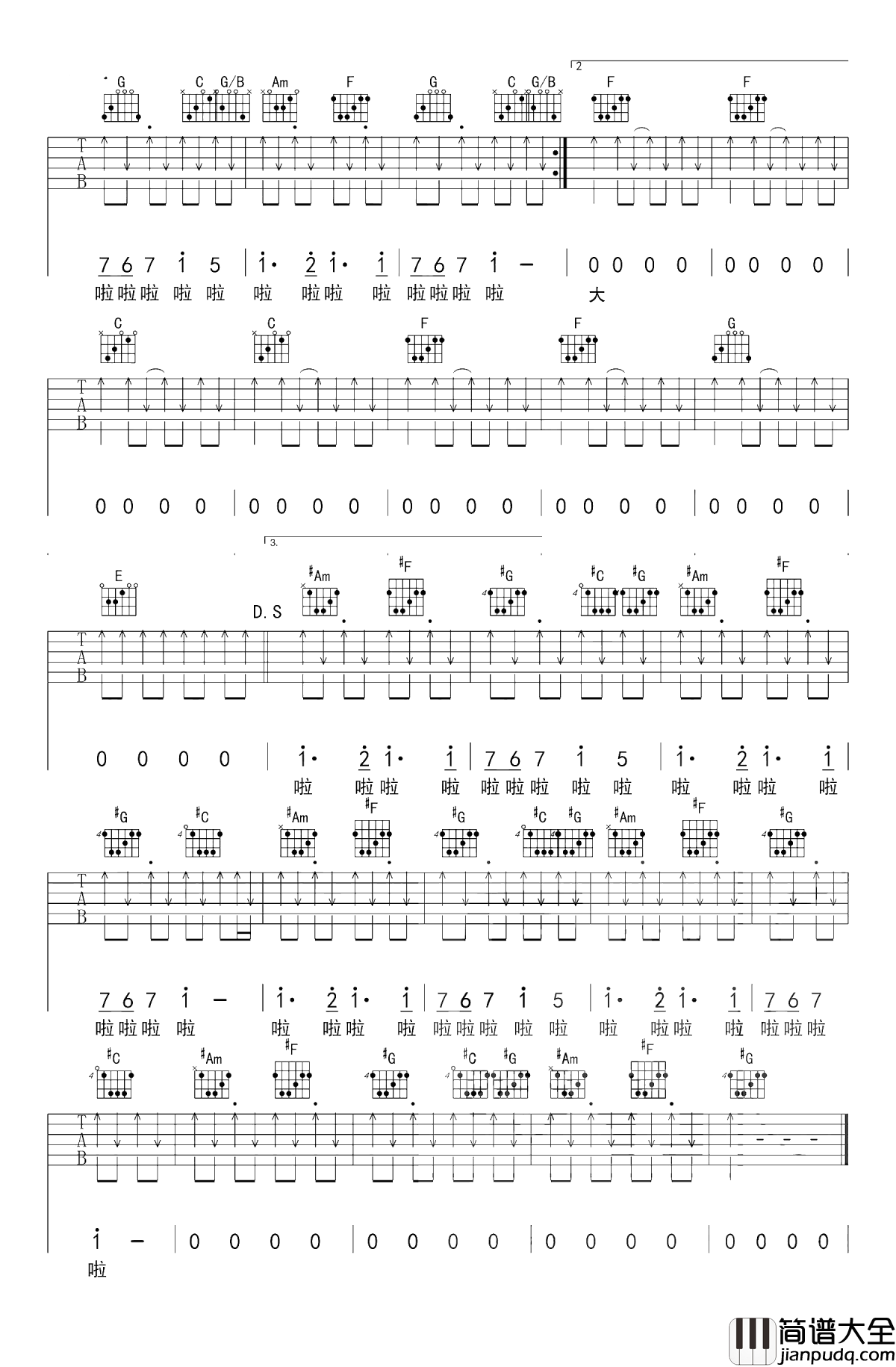 planet吉他谱_ラムジ_愿你在远方，依然开心
