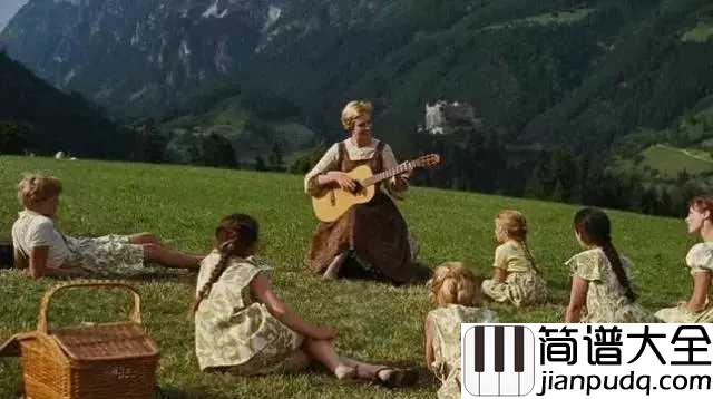 雪绒花吉他谱_电影音乐之声插曲