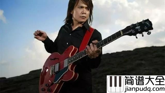 突然的自我吉他谱_伍佰_数不尽相逢等不完守候