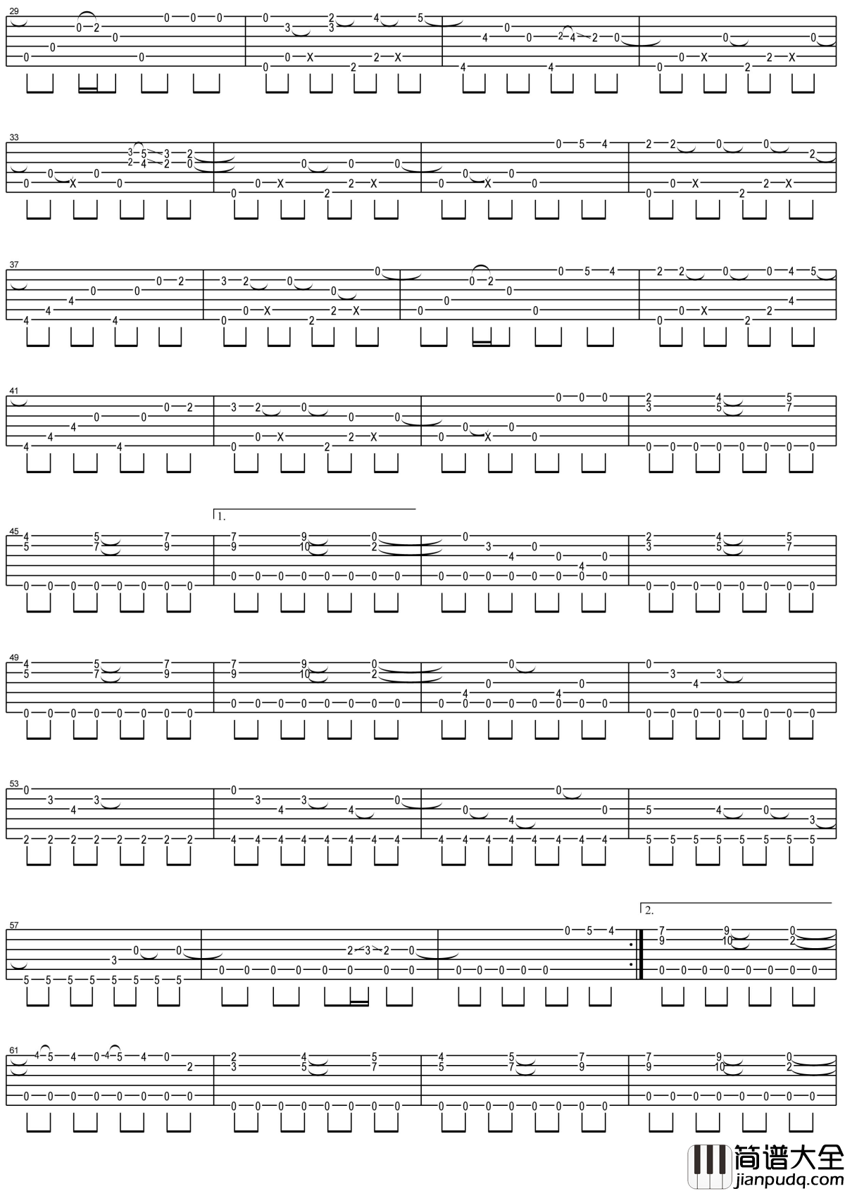 time_travel吉他谱_岸部真明_时间是让人猝不及防的旅行