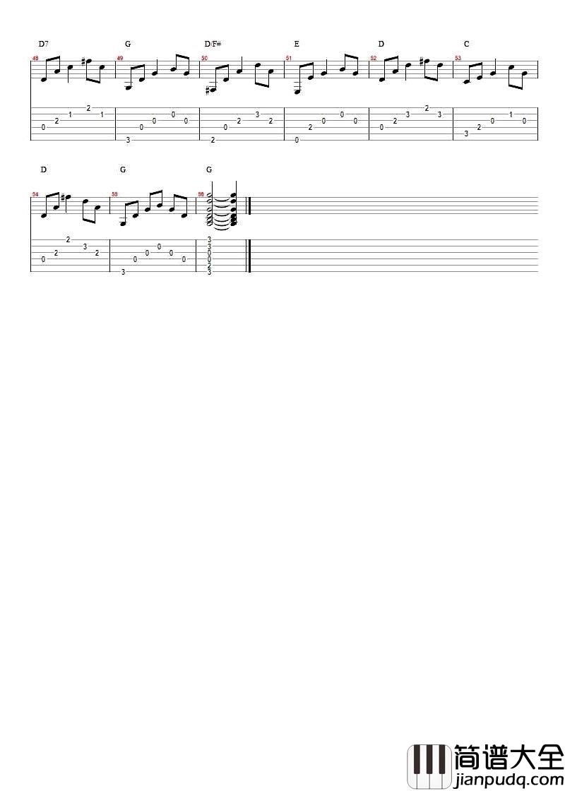 我变了我没变_吉他谱_杨宗纬G调