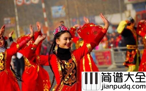 大坂城的姑娘吉他谱_新疆民歌_去寻找我们生活中最纯真最美好的景色