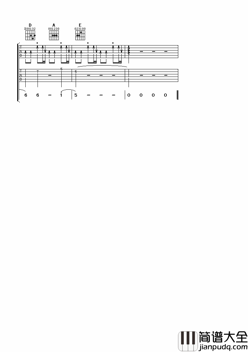 月亮惹的祸吉他谱_张宇_爱情中的苦涩与悲欢