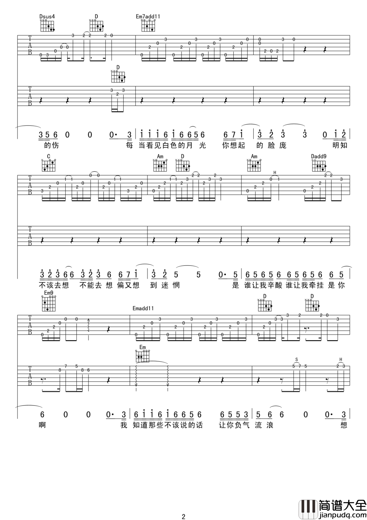 信仰吉他谱_张信哲_岁月静好,爱也是一种信仰