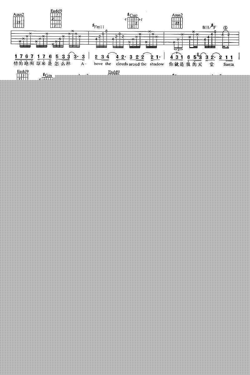 恋曲LA吉他谱_袁惟仁(马天宇)恋曲LA吉他谱