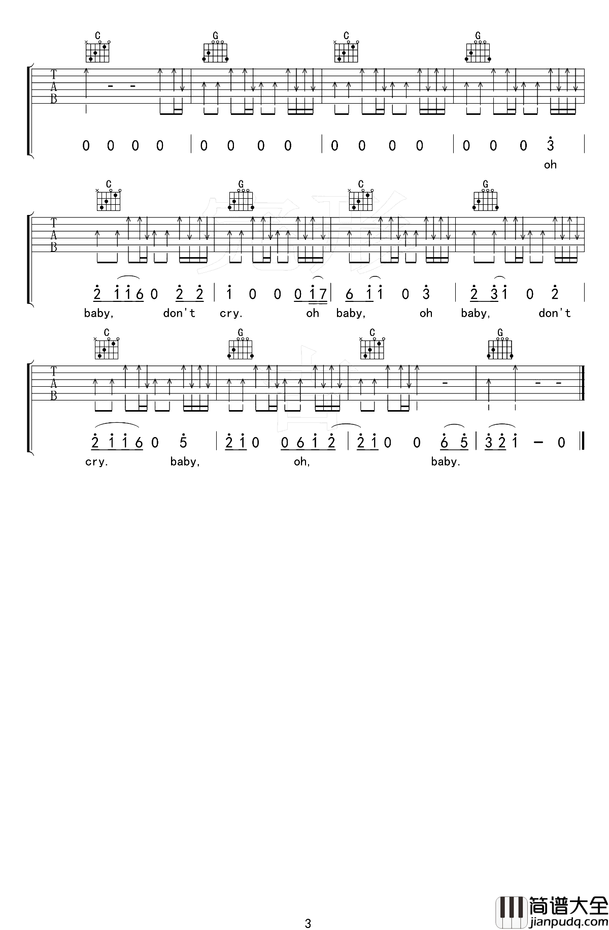 执着吉他谱_许巍_告诉自己要保持狂热的内心，保持对未来的执着