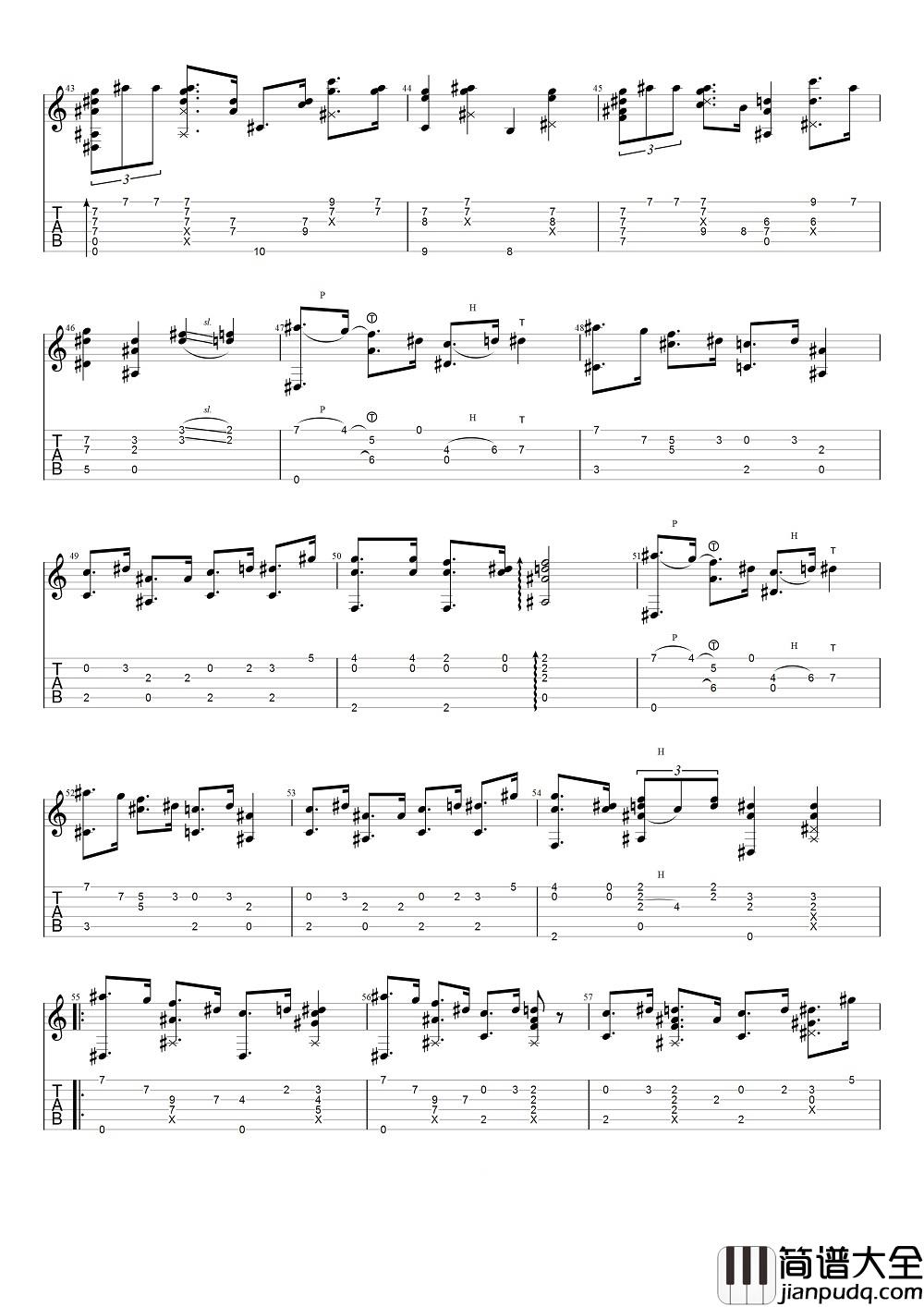 宾克斯的美酒吉他谱__海贼王插曲_举起酒杯时怎么可以少了祝酒歌