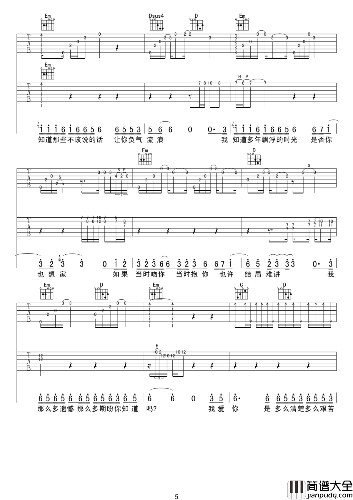 信仰吉他谱_张信哲_岁月静好,爱也是一种信仰