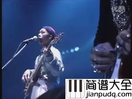 冷雨夜吉他谱_Beyond_蓝色街灯渐露