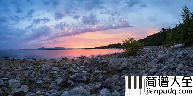 贝加尔湖畔吉他谱_李健_你清澈又神秘__在贝加尔湖畔