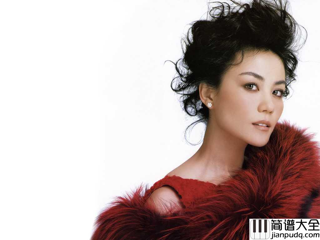 红豆吉他谱_王菲_也许你会陪我看细水长流