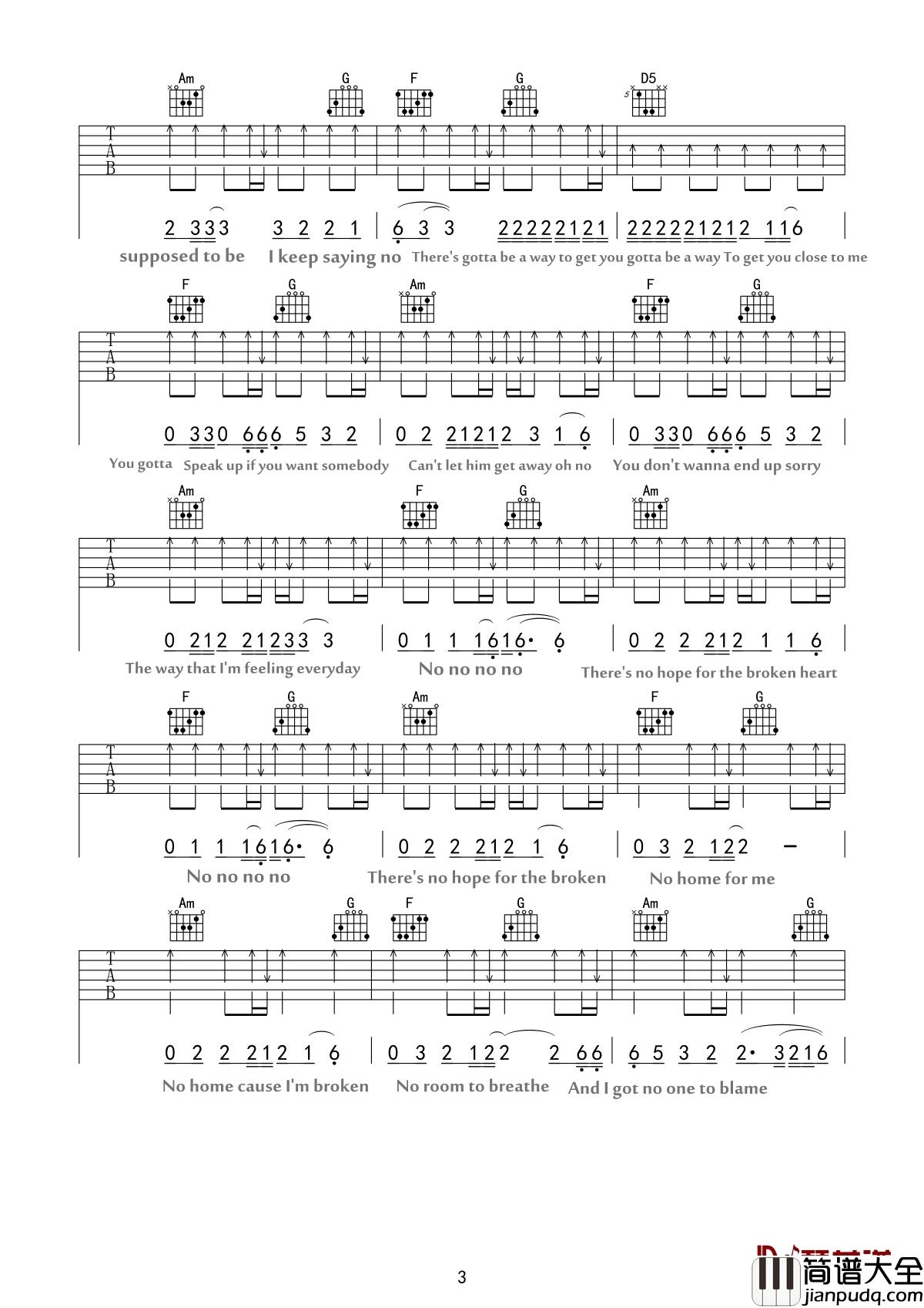 that_girl吉他谱_Olly_Murs_一个英语不及格的中学生唱火成收费