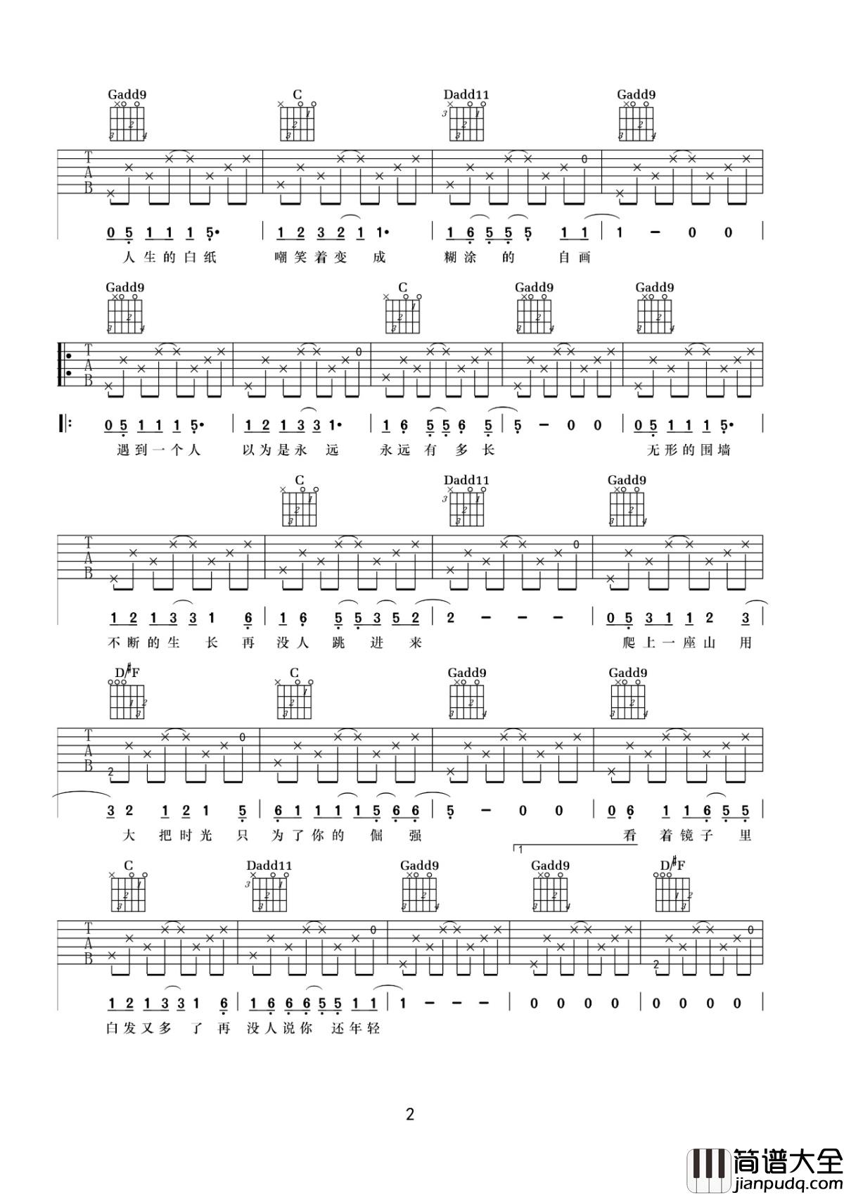 追风吉他谱_李晋_追上风的人不见了踪影